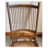 Vintage Caned Rocking Chair