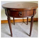 Thomasville Round Accent Table with a Drawer