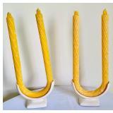 "The Candlestick" Candle Holders and Candles