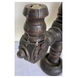Wooden Candle Holders from Mexico