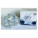 Kosta Boda Northern Light Snowball Votive Holder