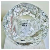 Kosta Boda Northern Light Snowball Votive Holder