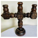 Wooden Candle Holders from Mexico