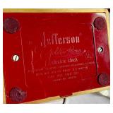 Vintage Jefferson Golden Hour Electric Clock