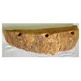 Rustic Wooden Candle Holder