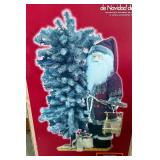 Holiday Home Accents 4 Foot Giant Santa with a Faux Tree