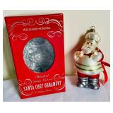 Waterford Holiday Heirlooms "Santa Chef" Ornament
