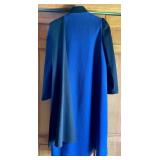 Alorna Wool Coat with Stylish Over the Shoulder Sash