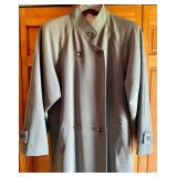 Vintage Olive Green/Grey Overcoat