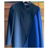 Alorna Wool Coat with Stylish Over the Shoulder Sash