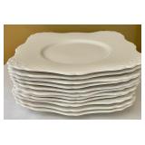 Starffordshire Pitcher and 11 Tuscan Fine English Bone China Plates