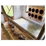 Out Building 25 Capacity Hen House / Chicken Coop