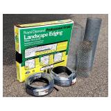 Misc Outdoor Lawn and Fencing Materials Lot