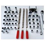 Assorted Craftsman Metric / Standard 1/2" Socket Set