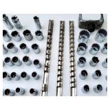 Assorted Craftsman Metric / Standard 1/2" Socket Set