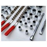 Assorted Craftsman Metric / Standard 1/2" Socket Set