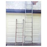 (2) Vintage Ladders Lot