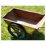 Metal Vintage Yard Cart Lawn Decor