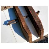 Large Vintage Woodworking Clamp Wall Decor