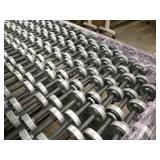 Assembly Line Roller // Has castor wheels for easy mobility // can extend to 22ft long // line wheels are metal for smooth rolling