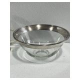 Silver Band Glasses, Pitchers and Bowl