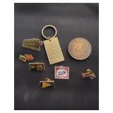 Collectible USPS Keychain, Token and Pins