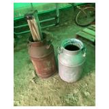 2 Vintage Milk Cans