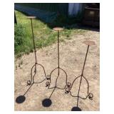 Gothic candle holders