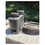 Bose powered Speaker system and Sony CD and tape player