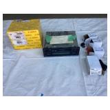 Factory Volkswagen radio w/VIN and code, Bosch mass air flow sensor, misc transmission plugs