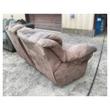 Brown Reclining Loveseat