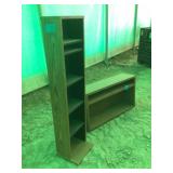 Wood shelf (toilet topper) and CD Tower