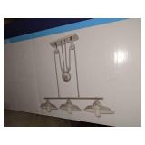 Westinghouse 3 Light Pulley Pendant, Brushed Nickel