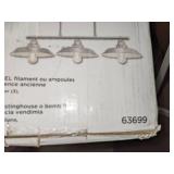 Westinghouse 3 Light Pulley Pendant, Brushed Nickel