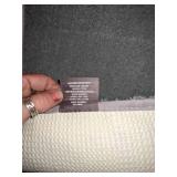 Madison Park Gray Shag Runner Rug w/Non-Slip Rubber Back