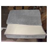 Madison Park Gray Shag Runner Rug w/Non-Slip Rubber Back