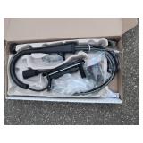 Delta Faucet Lenta Matte Black Kitchen Faucet Touch