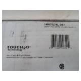 Delta Faucet Lenta Matte Black Kitchen Faucet Touch