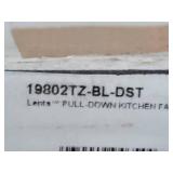 Delta Faucet Lenta Matte Black Kitchen Faucet Touch