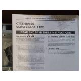 Broan Model QTXE080FLT 80 CFM 36 Watt Ultra Silent Bath/Light