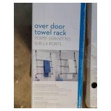 OXO Good Grips 3 Tier Aluminum Shower Caddy, plus 2 towel racks
