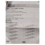 5-Tier Chrome Heavy-Duty Adjustable Shelving Unit with 200-lb Per Shelf Weight Capacity