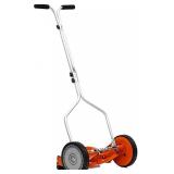 American Lawn Mower Company 1204-14 14-Inch 4-Blade Push Reel Lawn Mower, Red