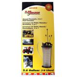 LUMAX LX-1314 Gold/Silver Manual/Pneumatic 2-in-1 Fluid Extractor (
