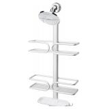 OXO Good Grips 3 Tier Aluminum Shower Caddy, plus 2 towel racks