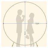 Fikowo Round Arch Backdrop Stand Kit