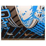 8-Foot PartyPong Pong Table w/Optional Cup Holes, LED Lights, Dry Erase Surface & More