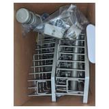 Zenna Home Shower Tension Pole Caddy, Satin Nickel