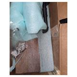 Industrial Wood and Iron Wall Shelf