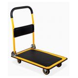 MaxWorks 80876- Foldable Platform Truck Push Dolly 330 lb. Weight Capacity